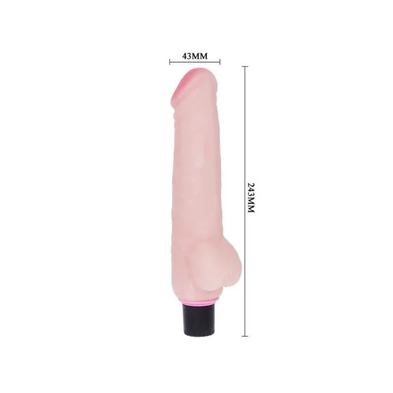 Baile Vibrador Realista Color Natural