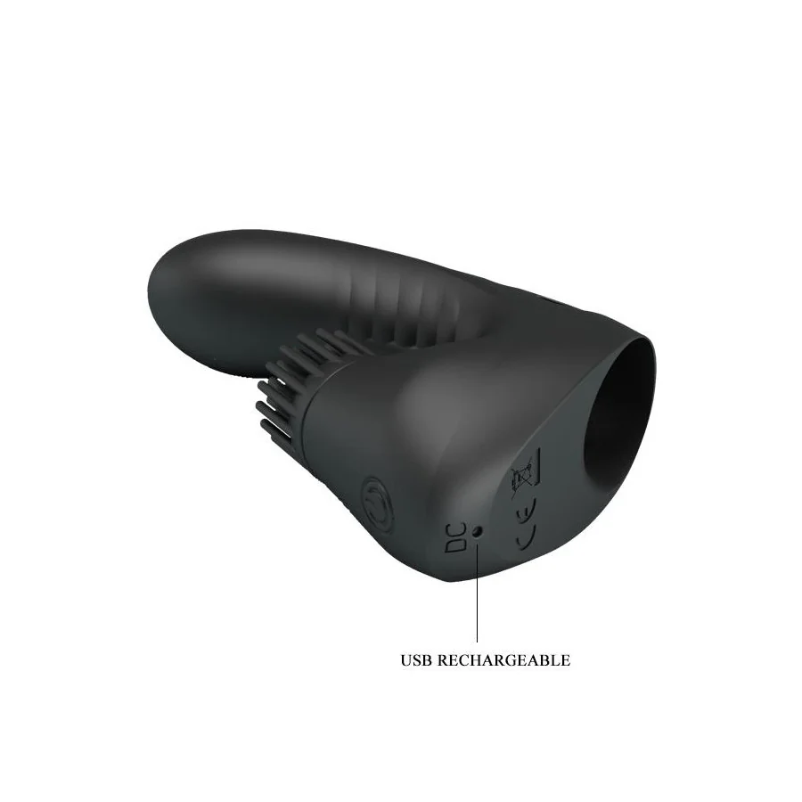 Estimulador Rotacion Magic Drill USB Silicona
