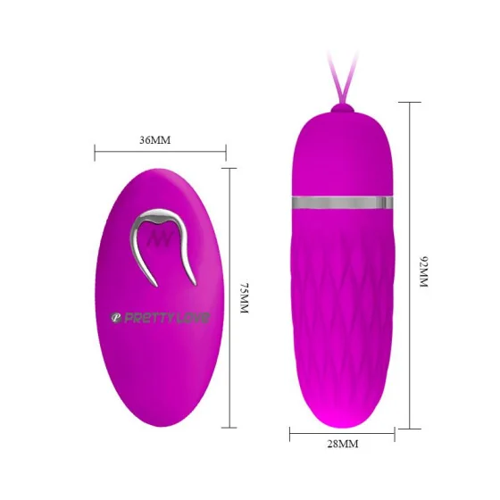 Huevo Vibrador Dawn Color Purpura