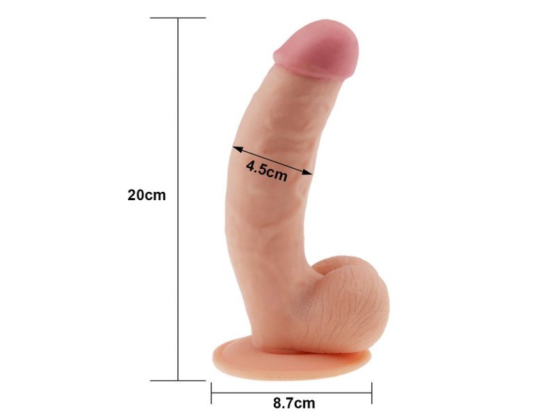 Dildo The Ultra Soft Dude 85 Natural