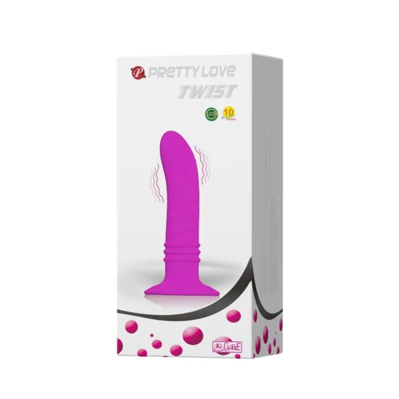 Vibrador Twist Plug Anal Purpura