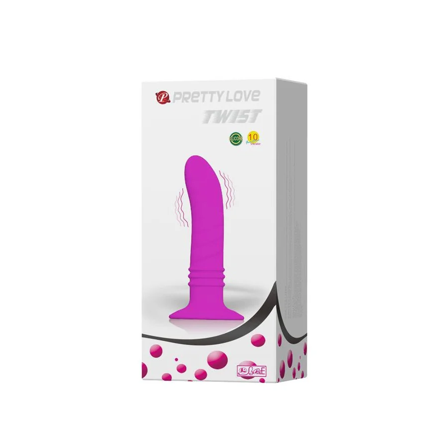 Vibrador Twist Plug Anal Purpura