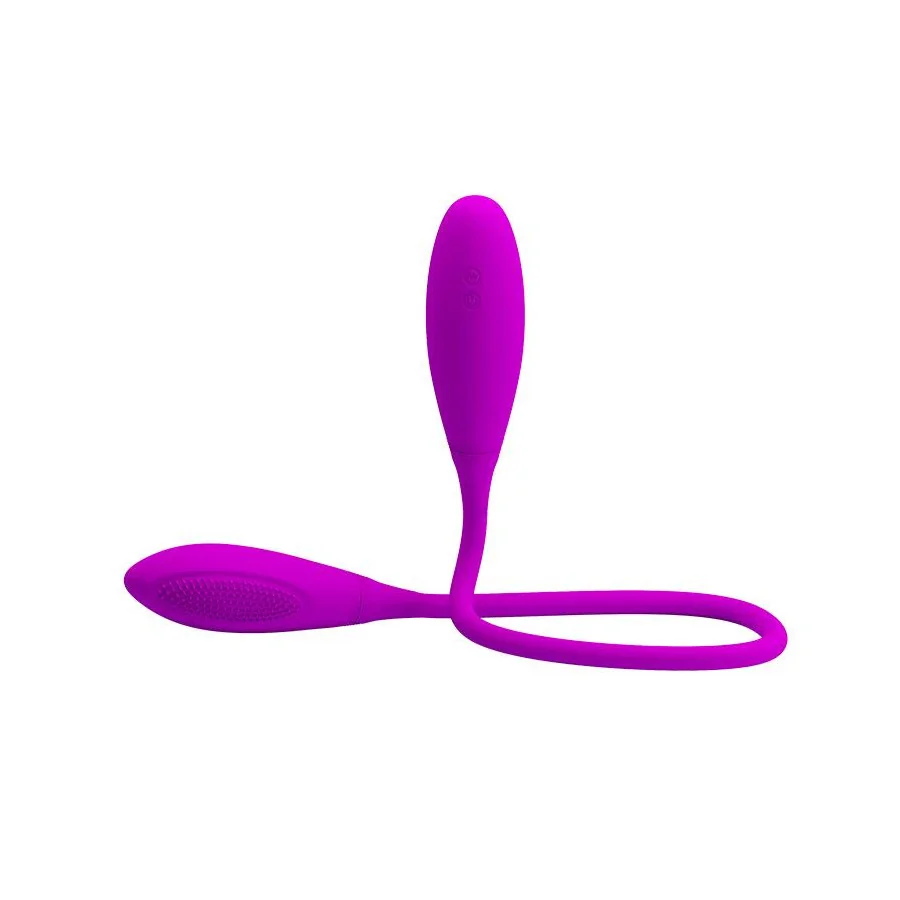 Pretty Love Huevos Vibradores Snaky Vibe Color Purpura