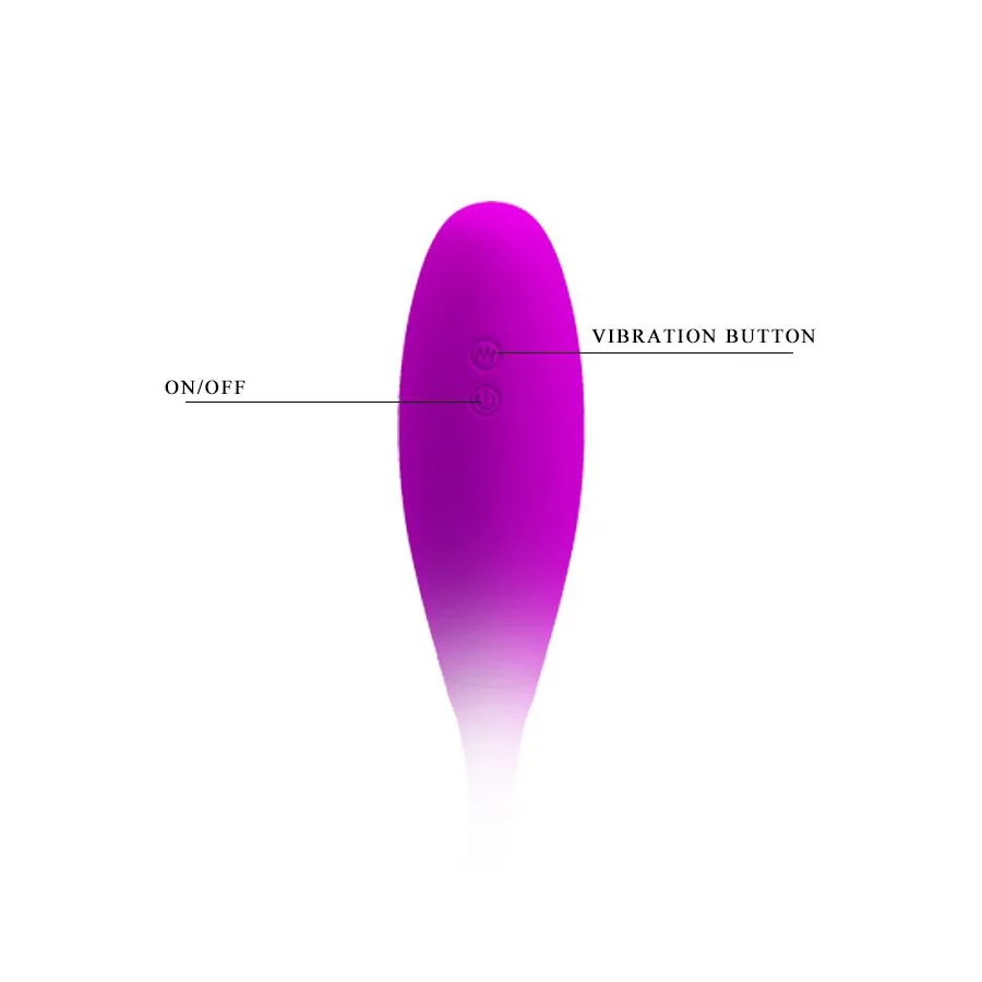 Pretty Love Huevos Vibradores Snaky Vibe Color Purpura
