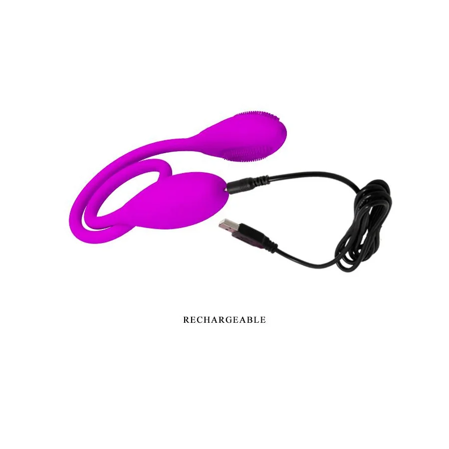 Pretty Love Huevos Vibradores Snaky Vibe Color Purpura