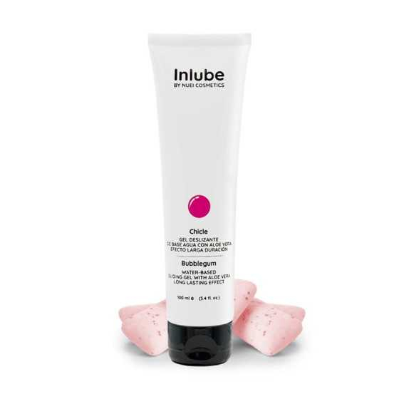 Lubricante a Base de Agua Inlube Sabor Chicle 100 ml