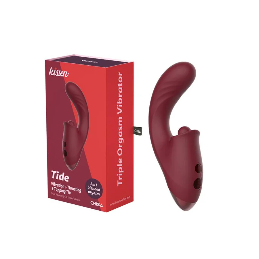 Tide Vibrador con Thrusting y Tapping