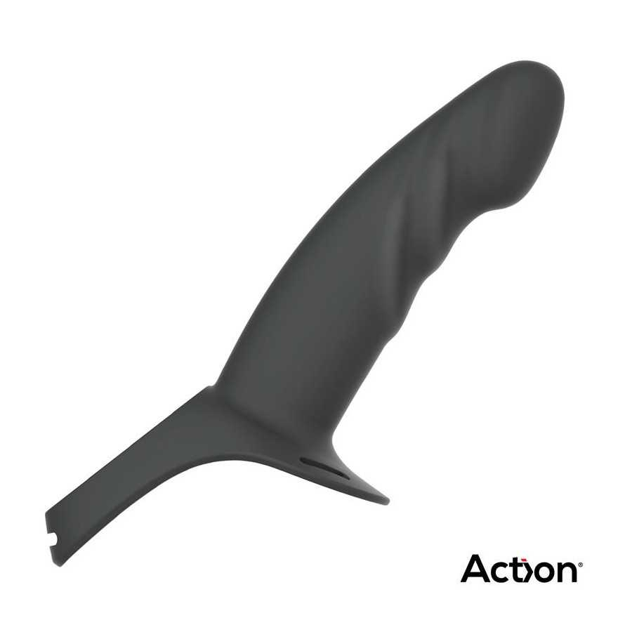 Arnes Strap on con Dildo Hueco Silicona Premium Talla L Negro