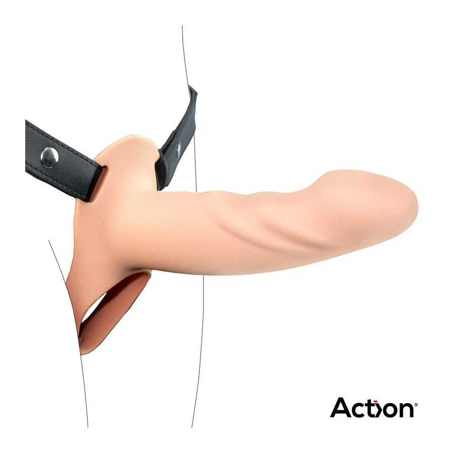 Arnes Strap on con Dildo Hueco Silicona Premium Talla L