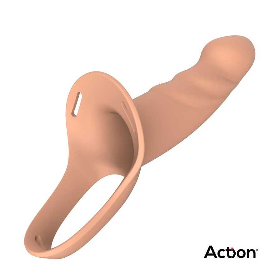 Arnes Strap on con Dildo Hueco Silicona Premium Talla L