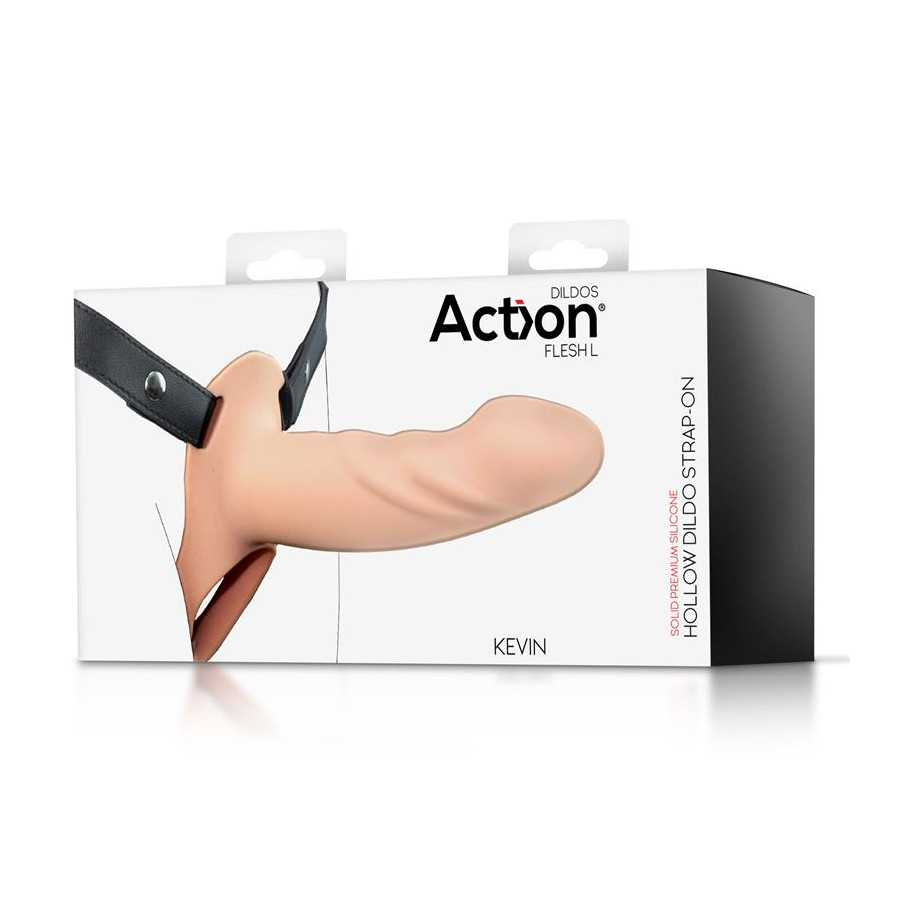 Arnes Strap on con Dildo Hueco Silicona Premium Talla L