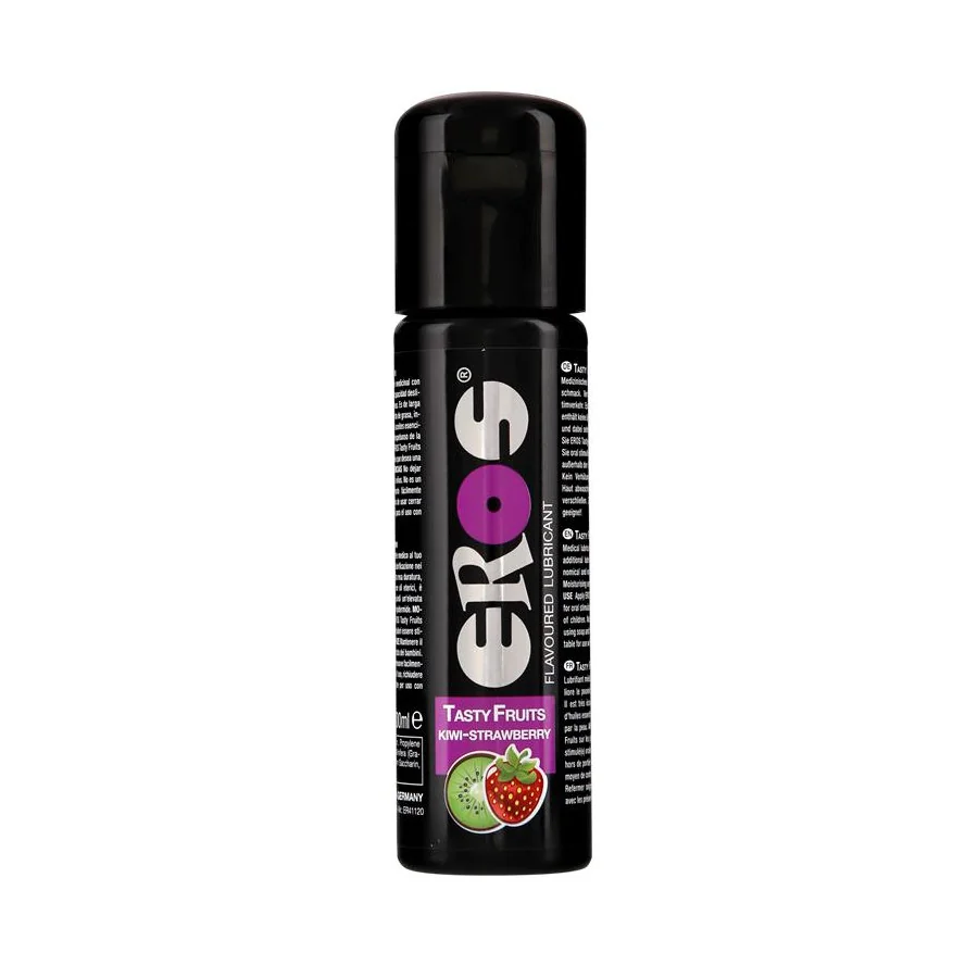 Lubricante Tasty Fruits Sabor Kiwi y Fresa 100 ml Lubricante Tasty Fruits Sabor Kiwi y Fresa 100 ml