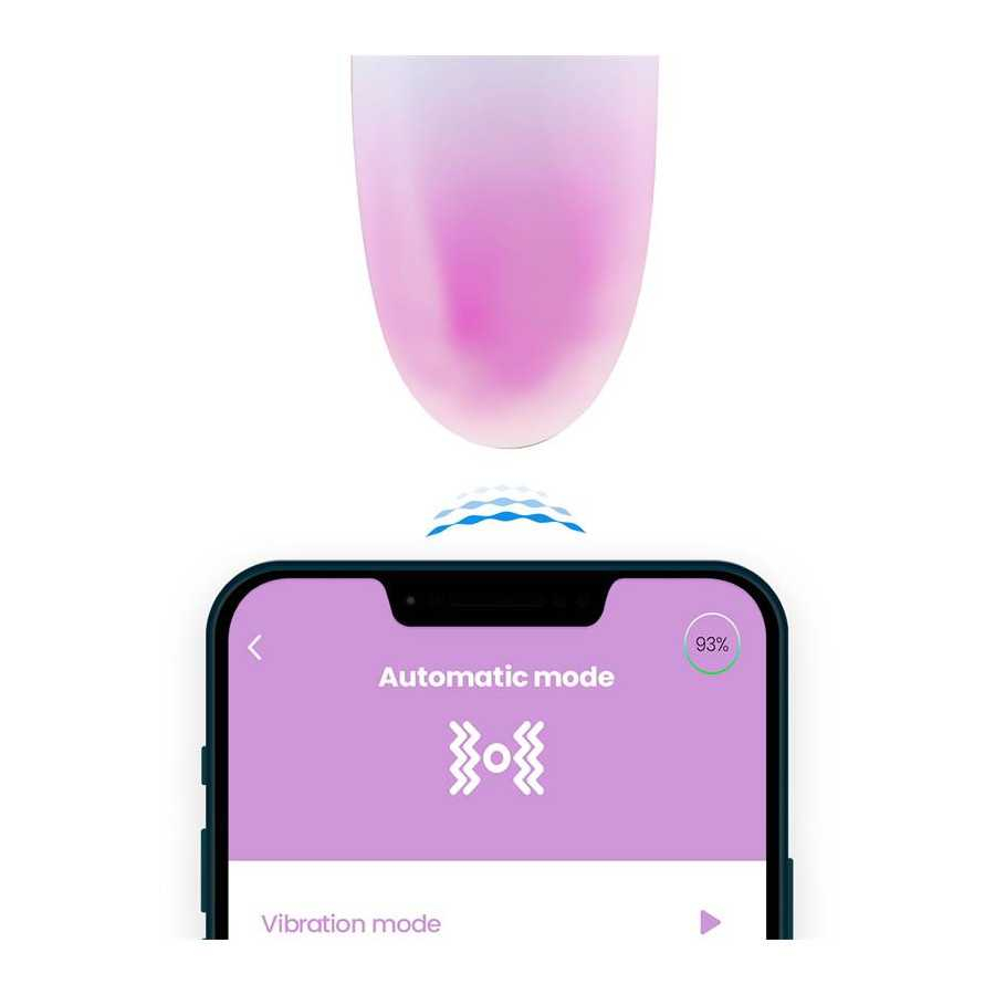 Huevo con APP Silicona Doble Capa Rosa Azul