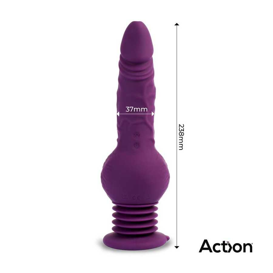 Booster Vibrador con Thrusting Ultra Jet Thruster con Potente Ventosa