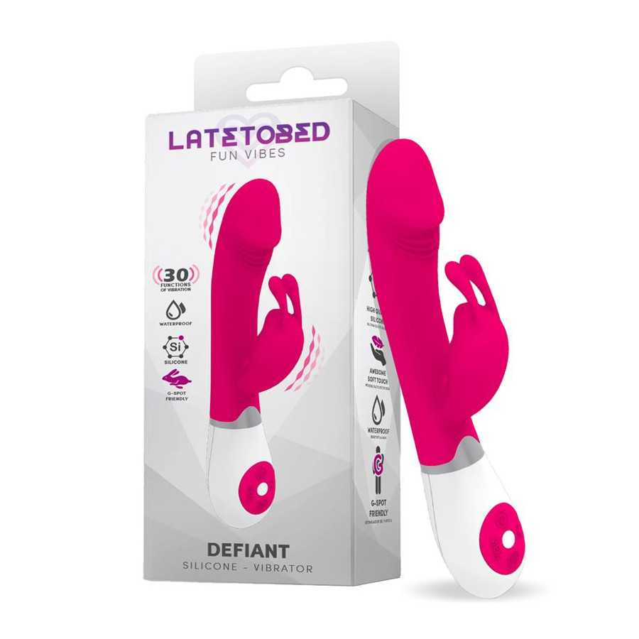 Defiant Vibrador con Conejito Silicona