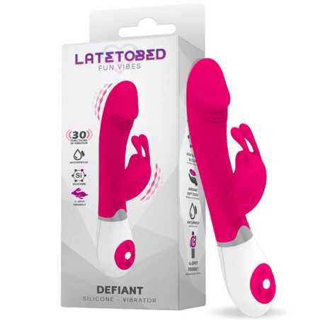 Defiant Vibrador con Conejito Silicona