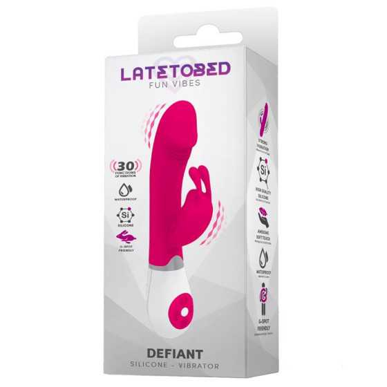 Defiant Vibrador con Conejito Silicona