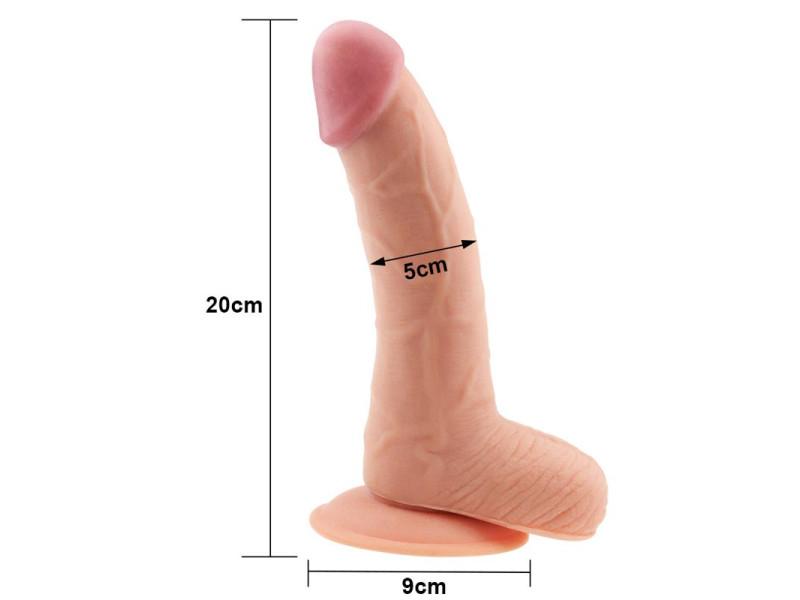 Dildo The Ultra Soft Dude 88 Natural