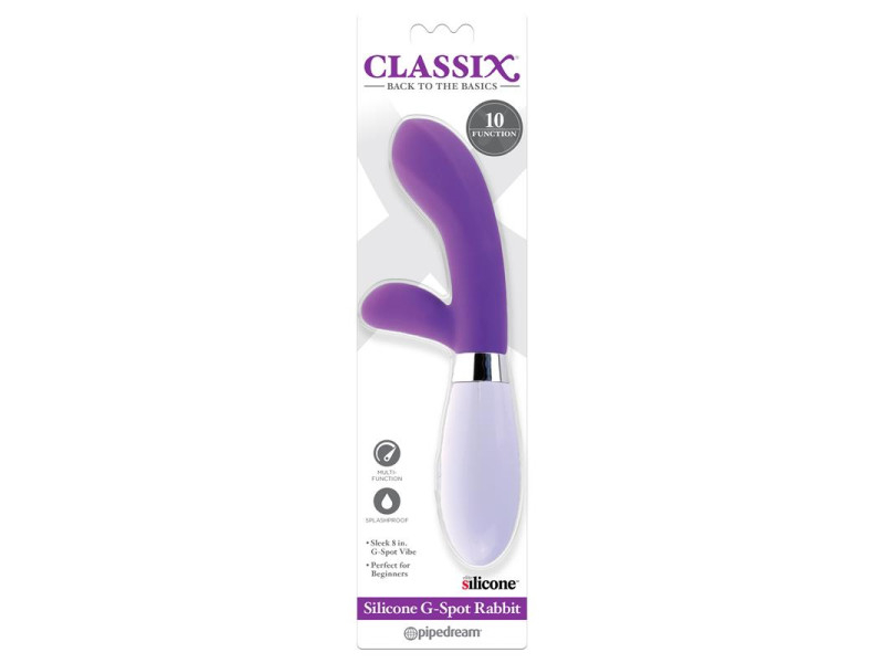 Vibrador G Spot Rabbit Purpura