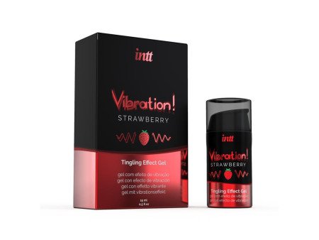 Vibrador Liquido Efecto Calor Aroma Fresa 15 ml