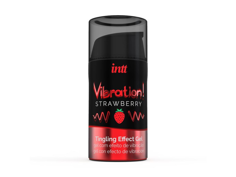 Vibrador Liquido Efecto Calor Aroma Fresa 15 ml