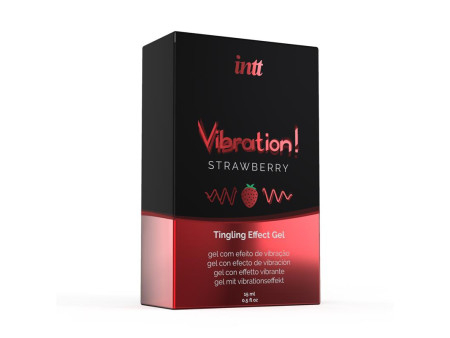 Vibrador Liquido Efecto Calor Aroma Fresa 15 ml
