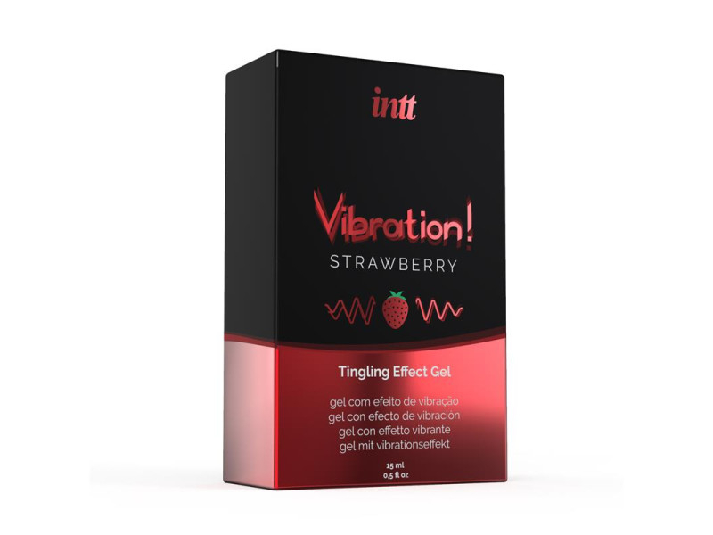 Vibrador Liquido Efecto Calor Aroma Fresa 15 ml
