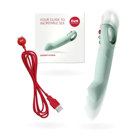 Vibrador con Empuje Stronic G Forte Sage Green