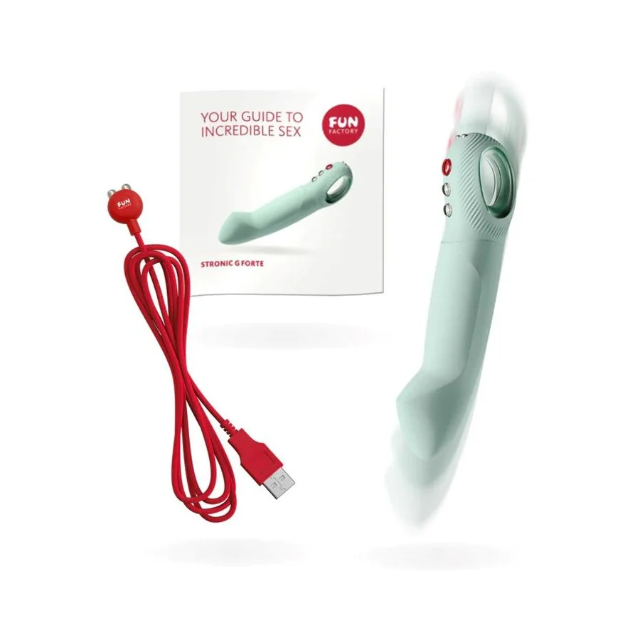 Vibrador con Empuje Stronic G Forte Sage Green