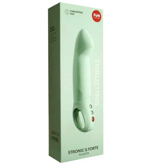 Vibrador con Empuje Stronic G Forte Sage Green