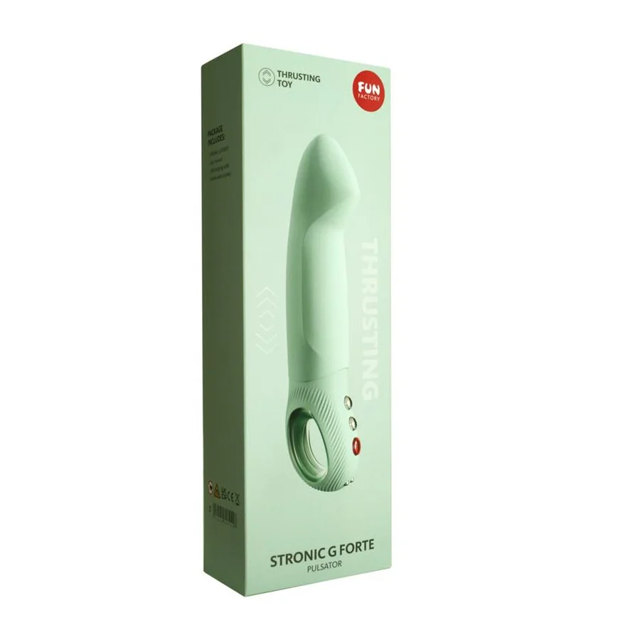 Vibrador con Empuje Stronic G Forte Sage Green