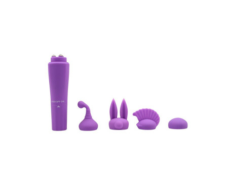 Estimulador con 4 Cabezales Sweet Purpura Estimulador con 4 Cabezales Sweet Purpura