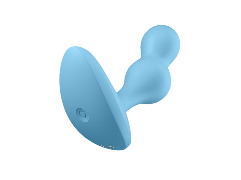Deep Diver Plug Anal con Vibracion APP Satisfyer Connect Azul