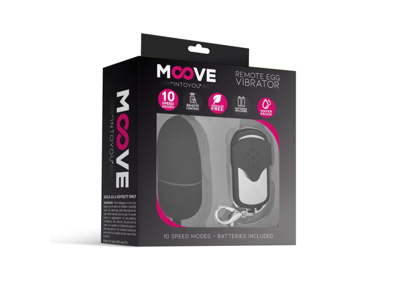 Huevo Vibrador con Control Remoto Tamano Mediano Negro