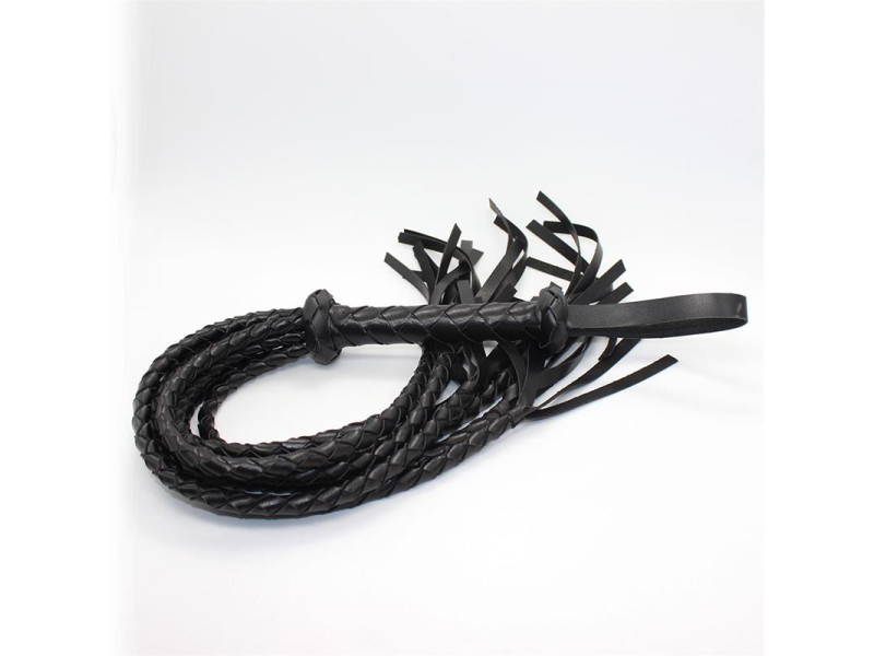 Flogger Trenzado 75 cm Negro