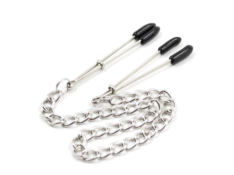 Pinzas para Pezones con Cadena Metal
