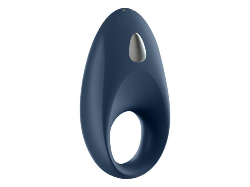 Mighty One Anillo Vibrador con APP Azul