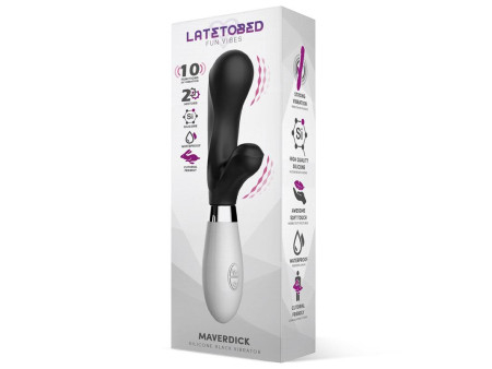 Maverdick Vibrador Silicona Negro