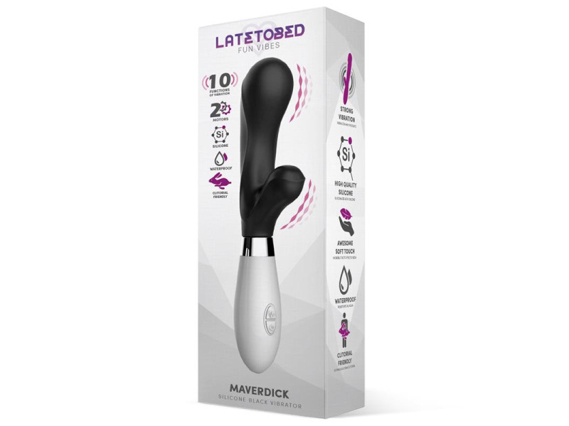 Maverdick Vibrador Silicona Negro