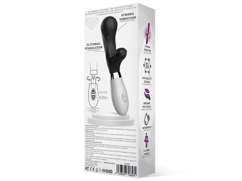 Maverdick Vibrador Silicona Negro