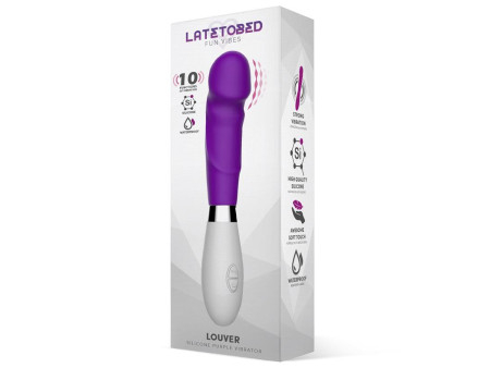 Louver Vibrador Silicona Purpura