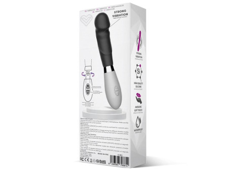Louver Vibrador Silicona Negro