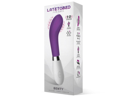 Benty Vibrador Silicona Purpura