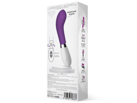 Benty Vibrador Silicona Purpura