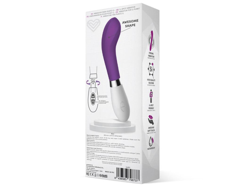 Benty Vibrador Silicona Purpura