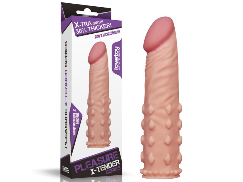 Funda para el Pene Add 2 Pleasure X Tender Natural