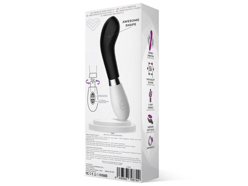 Benty Vibrador Silicona Negro