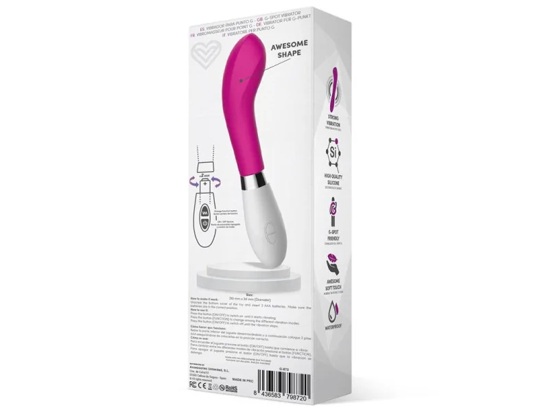 Benty Vibrador Silicona Rosa