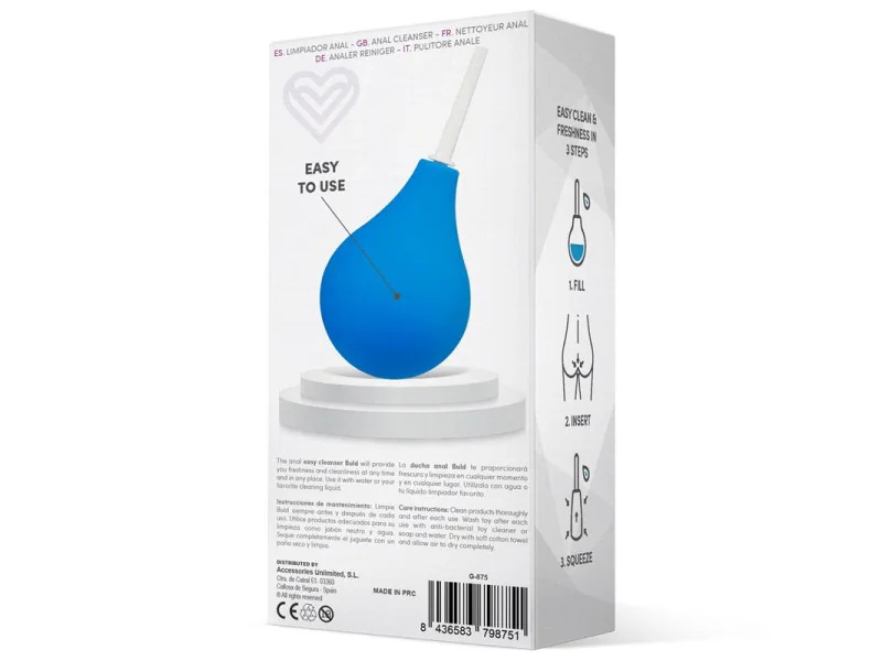 Buld Ducha Anal Azul