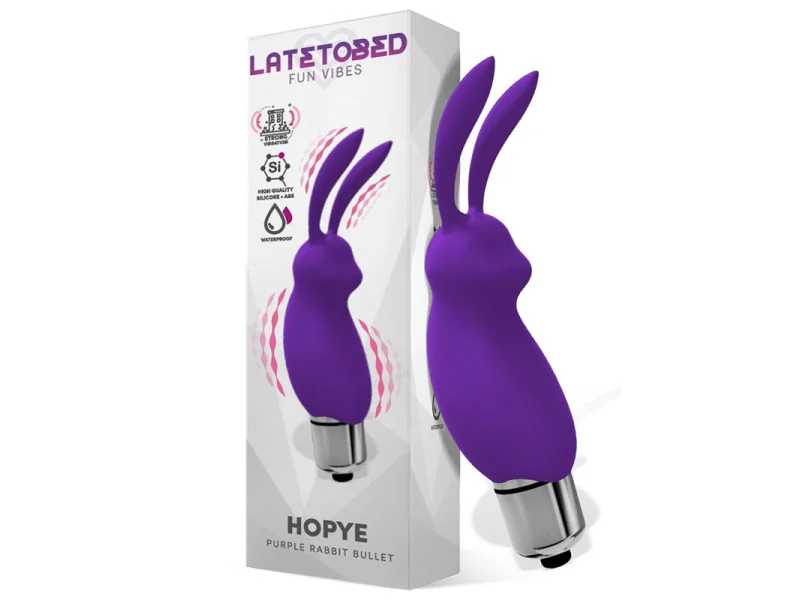 Hopye Bala Vibradora Conejito Silicona Purpura Hopye Bala Vibradora Conejito Silicona Purpura